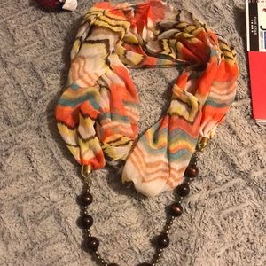 Scarf necklace